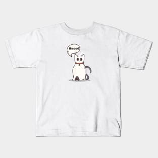 Ghost kitty - Meoo! Kids T-Shirt